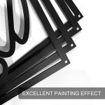 Black Abstract Minimalist Metal Wall Art, 4-Piece Set - Image 6