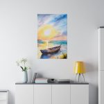 Sunset by the Sea Giclee Poster Art Print - Image 4