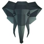 3D Elephant Head Wall Art - Image 2