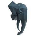 3D Elephant Head Wall Art - Image 3