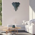 3D Elephant Head Wall Art - Image 5